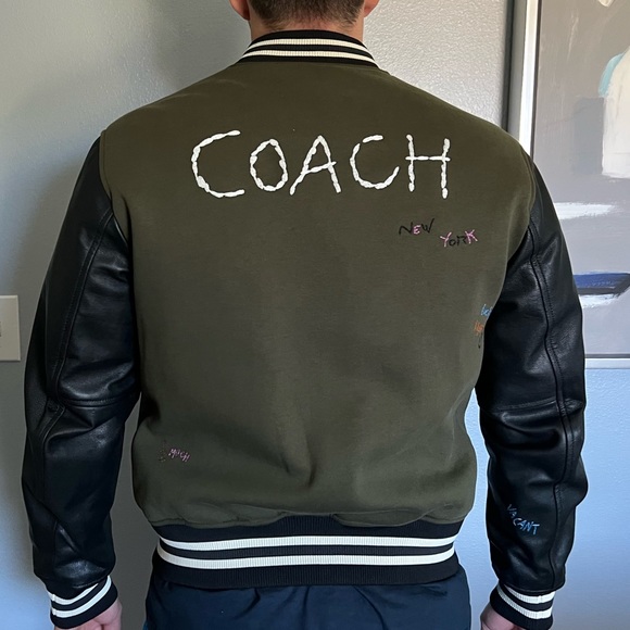 COACH - Diary Script Varsity Jacket - Picture 5 of 9